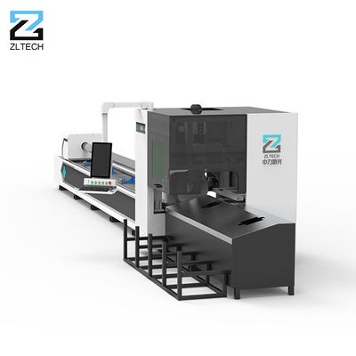 آلة قطع الأنابيب المعدنية بالليزر الأوتوماتيكية 2000W-8000W CNC آلة قطع الأنابيب المعدنية بالليزر